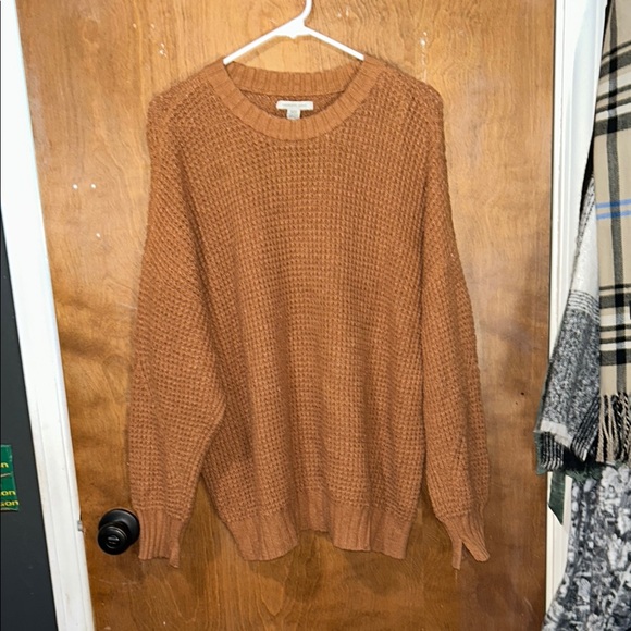 Women’s Oversized Brown Sweater - Picture 1 of 6